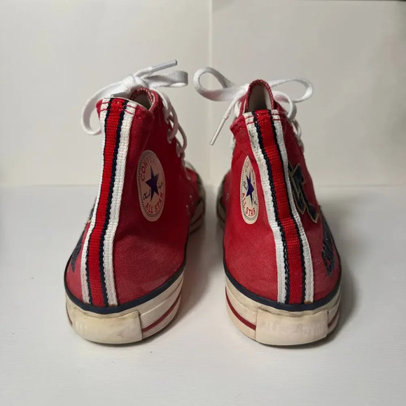 Rare Converse Chuck Taylor All Stars Red men’s high Top size 40 made in Brazil - Picture 3 of 11